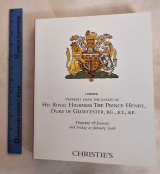 Item #189241 Property From The Estate Of His Royal Highness The Prince Henry, Duke Of Gloucester....