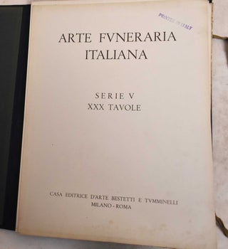 Arte Funeraria Italiana, Serie V