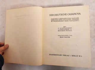 The German Casanova; Trips and Love Adventures Based on the Memoirs of a German Officer in the French Army of Napoleon I