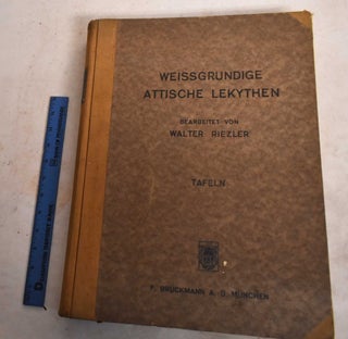 Item #189275 Weissgrundige Attische Lekythen, II Band, Tafeln. Walter Riezler, Adolf Furtwangler