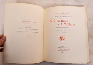 Les Peintres de la Femme Integrale: Felicien Rops et A. Willette