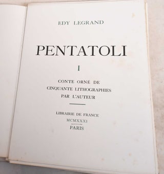 Item #189472 Pentatoli 1. Edy Legrand