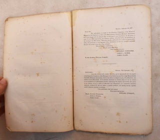 An Address Delivered Before the Massachusetts Charitable Mechanic Association, 20th September, 1837, on Occasion of Their First Exhibition and Fair