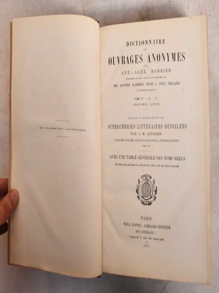 Dictionary of Anonymous Works (5 Volumes)