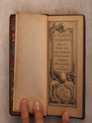 Item #189598 Almanach Iconologique: Annee 1770: Les Elemens, Les IV. Parties Du Monde, Les...