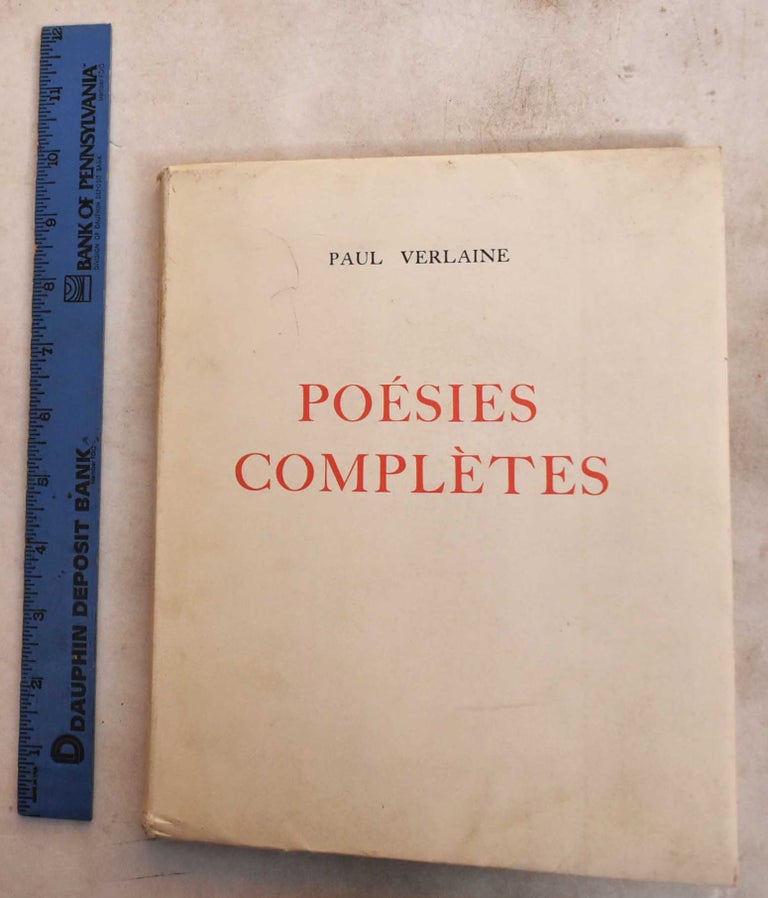 Item #189608 Poesises Completes. Paul Verlaine.