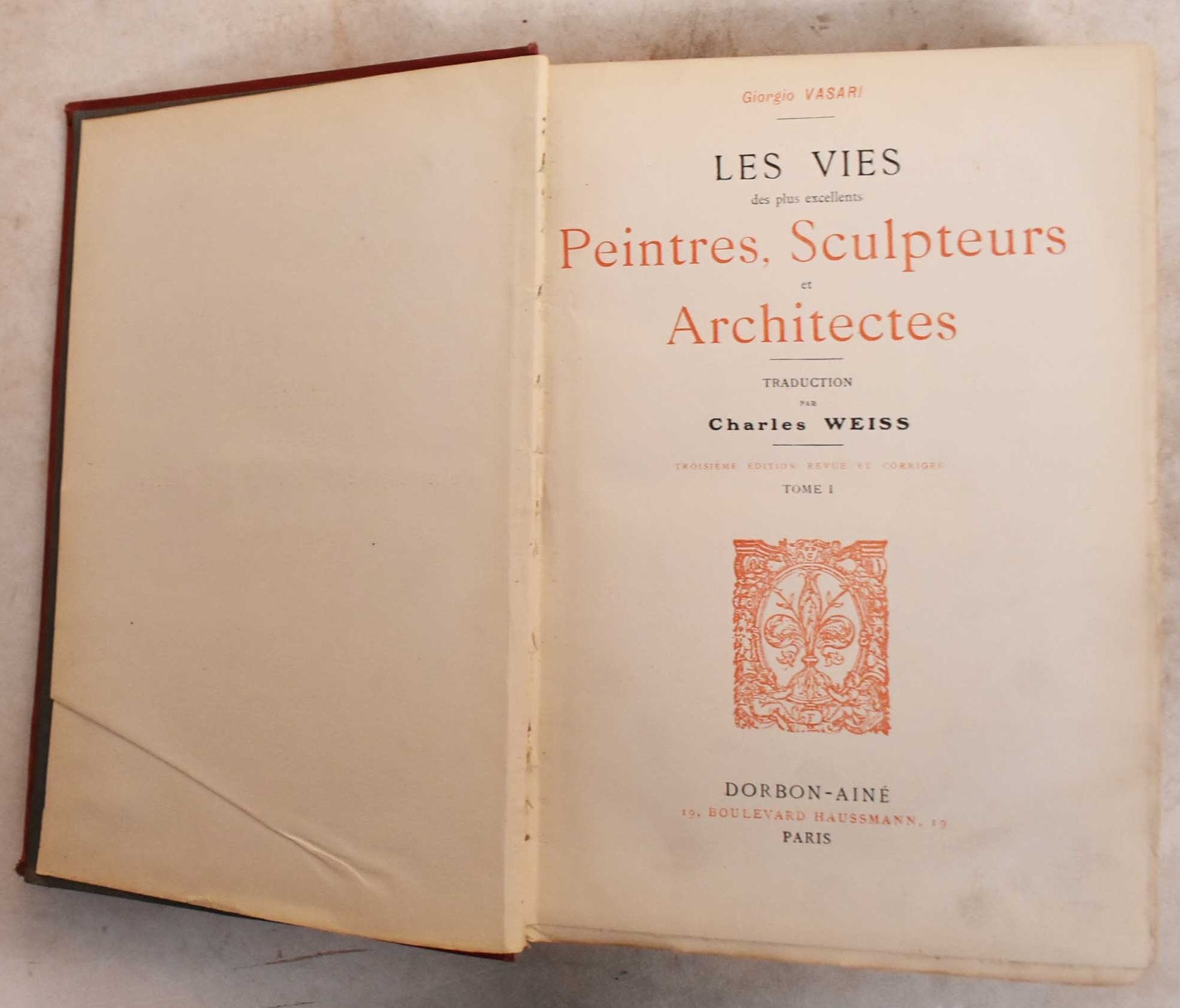 The Lives of the Finest Painters, Sculptors and Architects 2 volumes ...