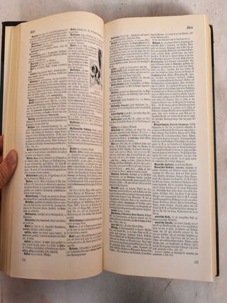The New Brockhaus, etc (Volumes I-IV); Allbuch in four volumes and an atlas: with over 10,000 illustrations and maps in the text and on around 1,000 monochrome and colorful blackboard and map pages as well as a model that can be dismantled