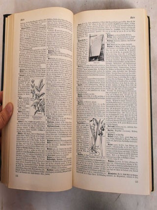 The New Brockhaus, etc (Volumes I-IV); Allbuch in four volumes and an atlas: with over 10,000 illustrations and maps in the text and on around 1,000 monochrome and colorful blackboard and map pages as well as a model that can be dismantled