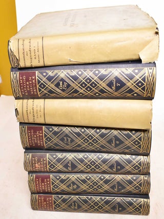 Item #189678 Complete Catalog of Incumbents (volumes I-VII