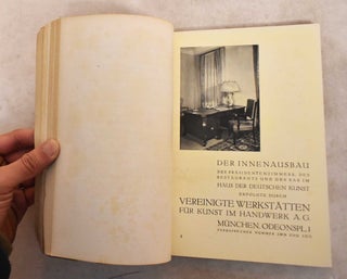 Grosse Deutsche Kunstausstellung 1937 im Haus der Deutschen Kunst zu Munchen