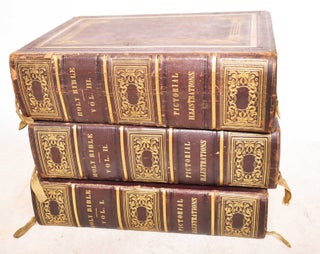 Item #189747 The Pictorial Bible (3 Volumes); Being the Old and New Testaments according to the...