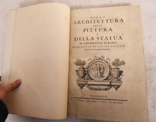 Item #189785 Of Architecture, Painting and Statue. Leon Battista Alberti, Cosimo Bartoli, Pio...