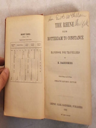 The Rhine From Rotterdam to Constance: Handbook For Travel