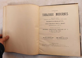 Item #189910 Catalogue de Tableaux Modernes par Anastasi, Corot, Daubigny, Diaz, Gabriel,...
