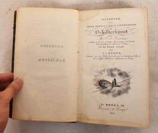 Item #189956 Handboek Voor Jonge Beoefenaars & Liefhebbers der Schilderkunst, of Volledige...