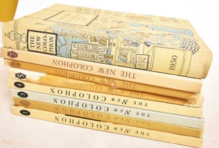 Item #189959 The New Colophon (8 issues). Elmer Adler