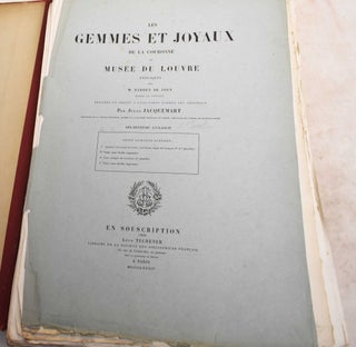 Item #190005 Les Gemmes et Joyaux de la Couronne au Musee du Louvre. M. Barbet de Jouy,...