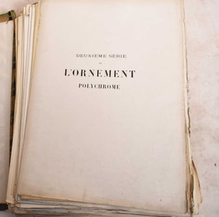 Item #190021 L'Ornement Polychrome: Cent Vingt Planches en Couleur or et Argent. Auguste Racinet