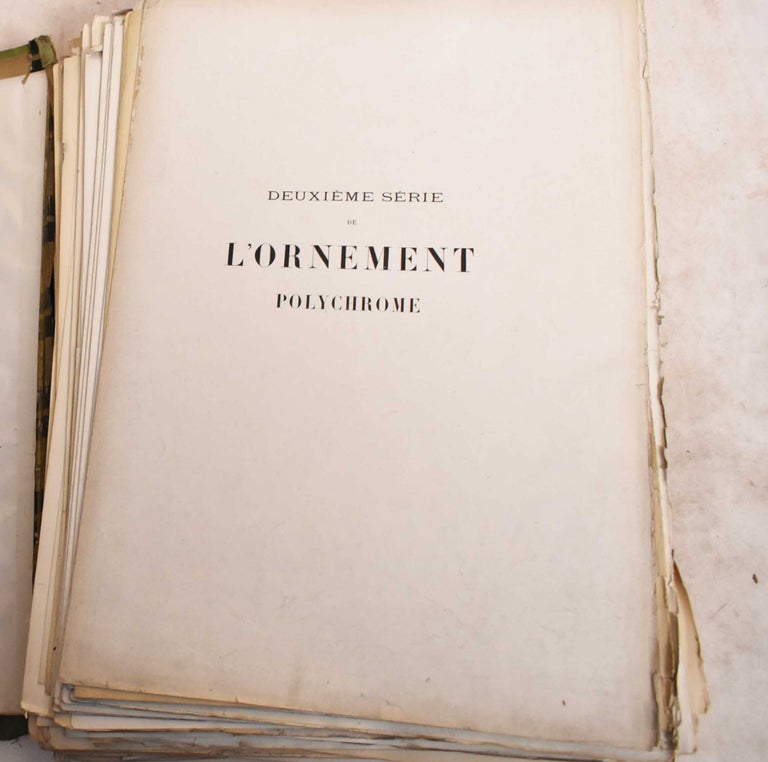 Item #190021 L'Ornement Polychrome: Cent Vingt Planches en Couleur or et Argent. Auguste Racinet.