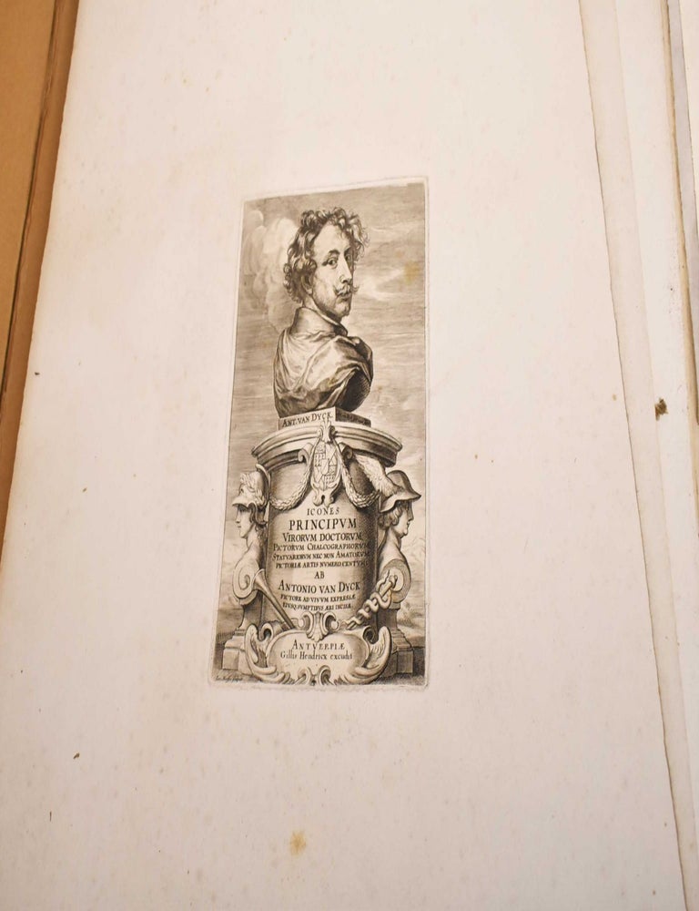 Item #190056 Icones Principum Virorum Doctorum Pictorum Chalcographorum Statuarum Nec Non Amatorum Pictoriae Artis Numerocentum. Antonio Van Dyck.