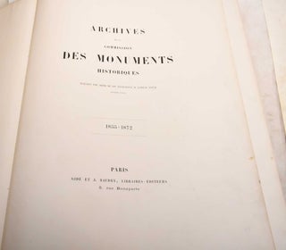 Item #190059 Archives de la Commission des Monuments Historiques. Volume 3, Moyen Age:...