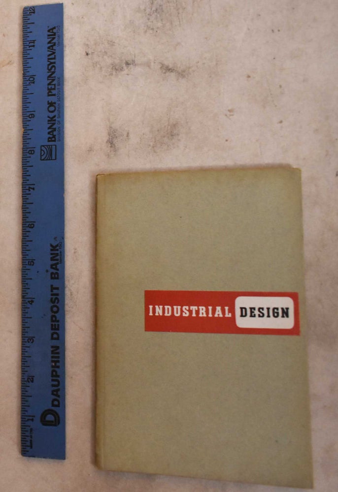 Item #190098 Industrial Design. Herbert Read.