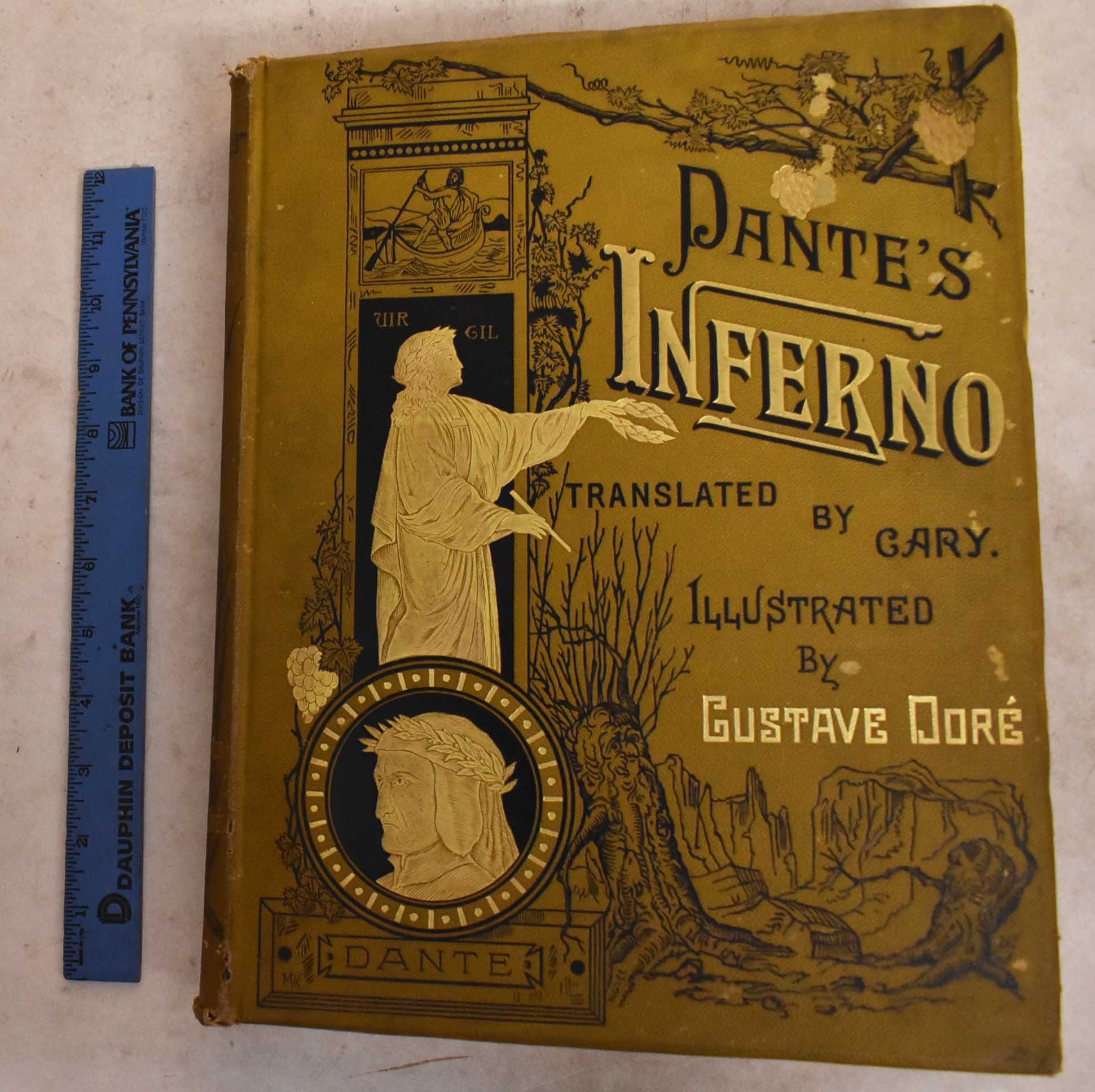 Dantes Inferno Dante Alighieri 1885 Illustrated -  in 2023