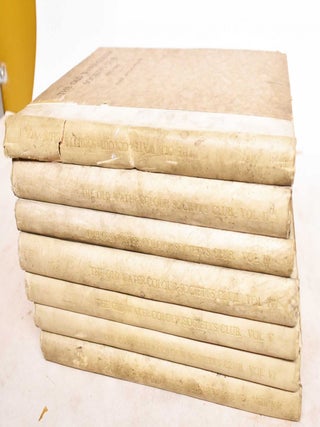 Item #190291 The Old Water-Colour Society's Club (Volumes I-VII). A. J. Finberg