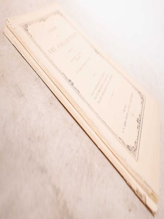 Item #190317 A Catalogue of the Art Collection Presented by Matthew Vassar (the Founder) to...