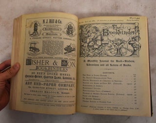 The Bookbinder: An Illustrated Journal For Binders, Librarians, and All Lovers of Books. Volume 1