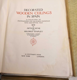 Item #190471 Decorated Wooden Ceilings in Spain: A Collection of Photographs and Measured...