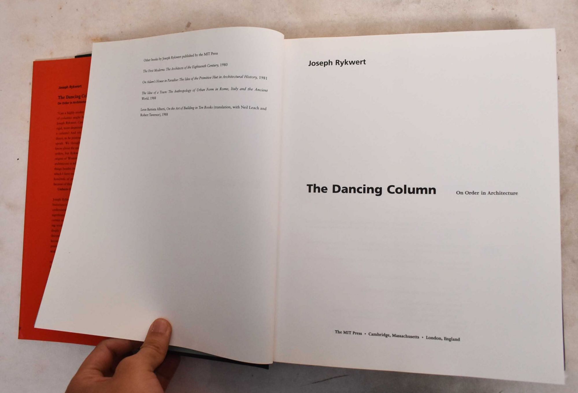 Dancing Column: On Order in Architecture | John Rykwert