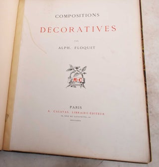 Item #190610 Compositions Decoratives par Alph. Floquet. Alph Floquet