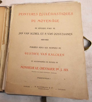 Item #190804 Peintures Ecclesiastiques du Moyen Age. De L'Epoque D'Art de Jan Van Scorel et P....