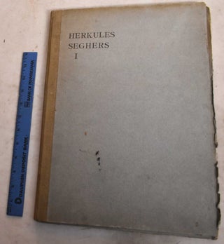 Item #190997 Die Radierungen des Herkules Seghers. Erster Teil, Tafel I-XXIV. Jaro Springer
