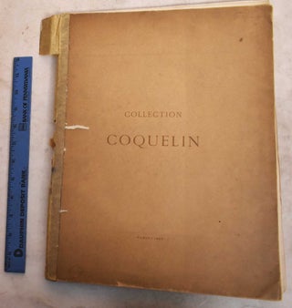 Item #191125 Catalogue de Tableaux Modernes, Aquarells, Pastels, Dessins. Composant la Collection...
