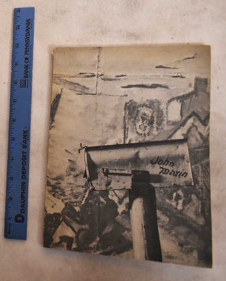 Item #191278 John Marin: A Retrospective Exhibition, 1947 (Signed). MacKinley Helm, Frederick S....