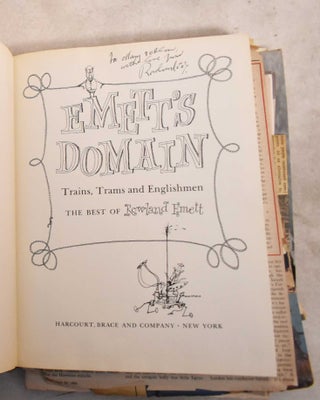 Emett's Domain: Trains, Trams and Englishmen. The Best of Rowland Emett (SIGNED)
