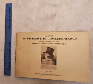 Item #191304 Tres Importante Collection D'Eaux-Fortes Et De Lithographies Dessinees Et Gravees...