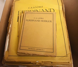 Item #191593 Ferdinand Hodler. Carl Albert Loosli, Ferdinand Hodler