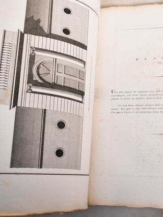Plans et Dessins Tires de la Belle Architecture; ou, Representations d'Edifices Executes ou Projettes en CXV Planches, Avec les Explications Necessaires