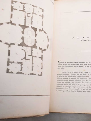Plans et Dessins Tires de la Belle Architecture; ou, Representations d'Edifices Executes ou Projettes en CXV Planches, Avec les Explications Necessaires
