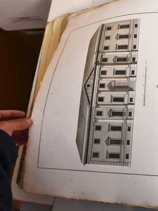 Plans et Dessins Tires de la Belle Architecture; ou, Representations d'Edifices Executes ou Projettes en CXV Planches, Avec les Explications Necessaires