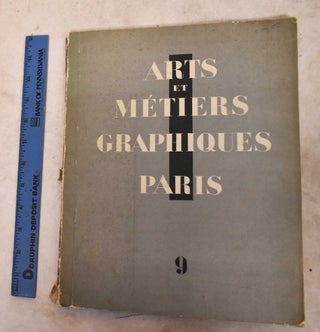 Item #191796 Arts et Metiers Graphiques, No. 9, January 15th, 1929 (English Edition