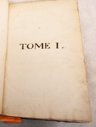 Item #191813 L'Art du Menuisier. Tome I (Premiere Partie, Second Partie, Premiere Section de la...