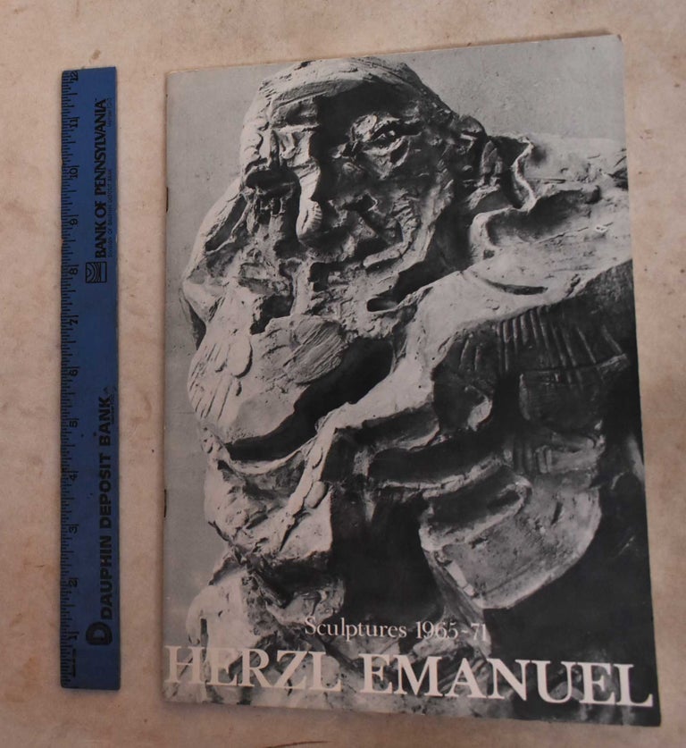 Item #191943 Herzl Emanuel sculptures, 1965-71 April 25-May 16. Desmond O'Grady.