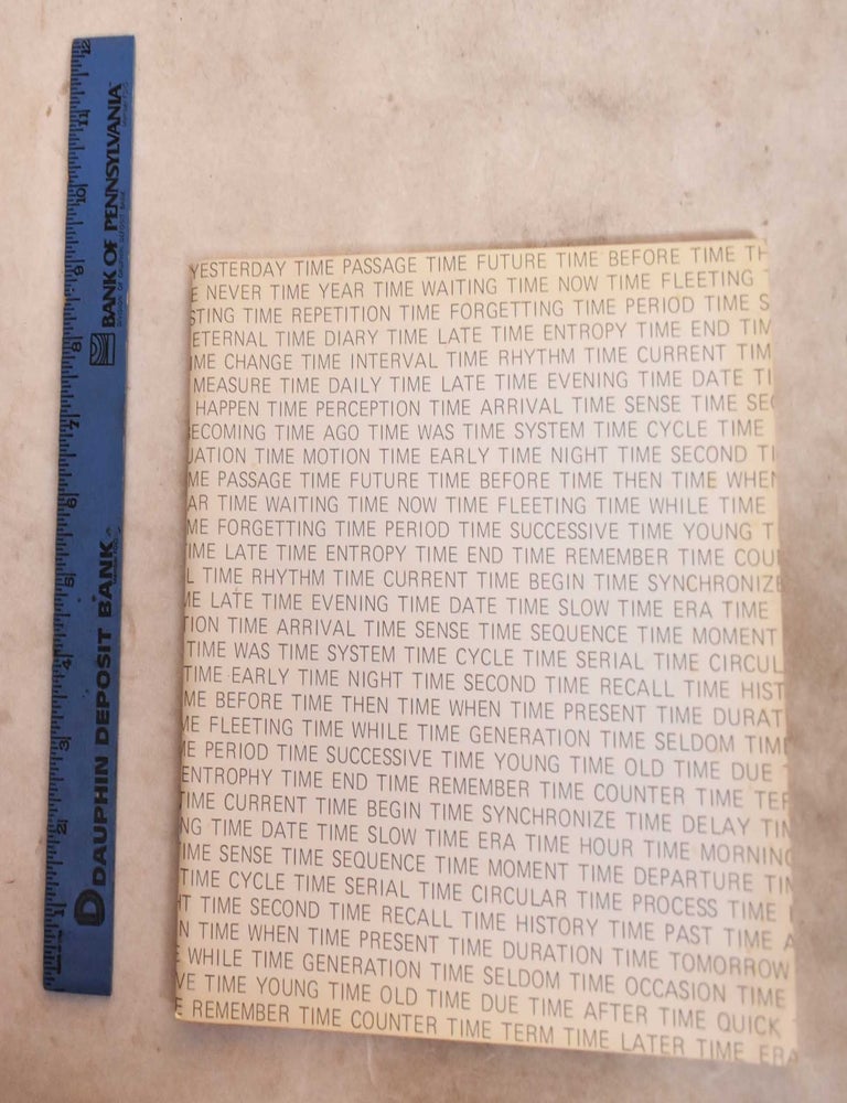 Item #192000 Time: [Exhibition, Philadelphia College of Art, April 24 through May 21, 1977]. Janet Kardon.