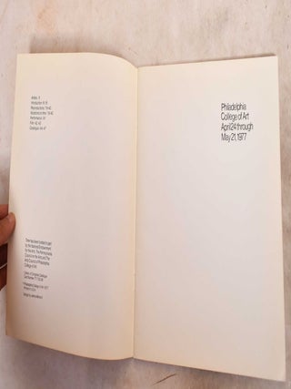 Time: [Exhibition, Philadelphia College of Art, April 24 through May 21, 1977]