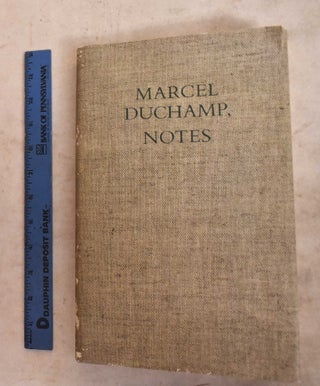 Item #192080 Marcel Duchamp, notes. Marcel Duchamp, Paul Matisse